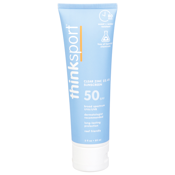 Think Sunscreen SPF 50 Clear Zinc Sprort Sunscreen