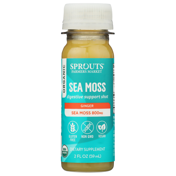 Sprouts Organic Ginger Sea Moss Support Shot