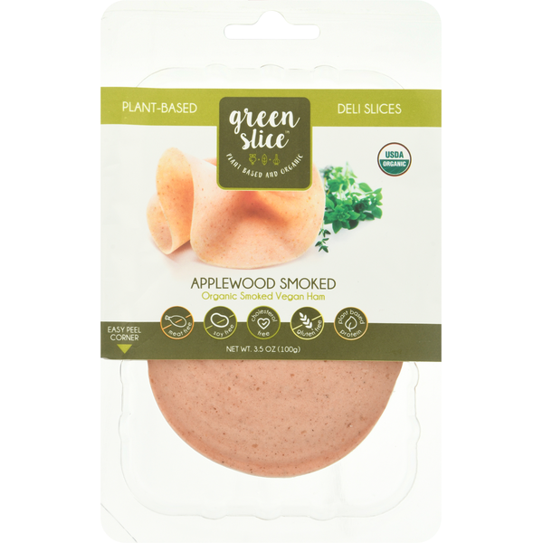 Green Slice Foods Organic Applewood Smoked Vegetarian Deli Slices