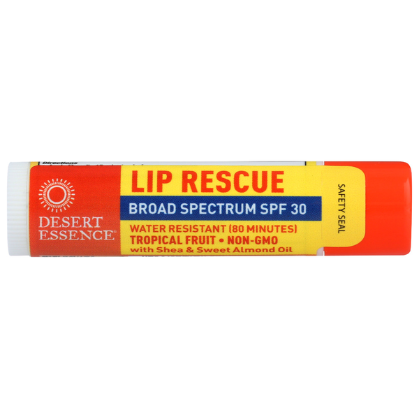 Desert Essence Tropical Fruit Spf 30 Lip Rescue