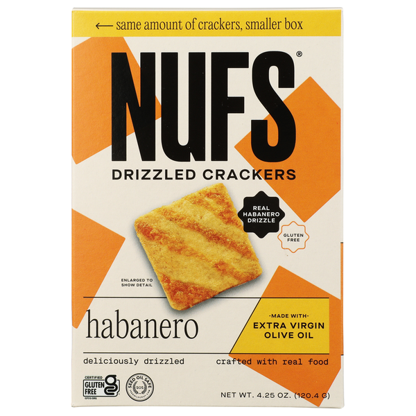Nufs Superfood Habanero Drizzled Crackers
