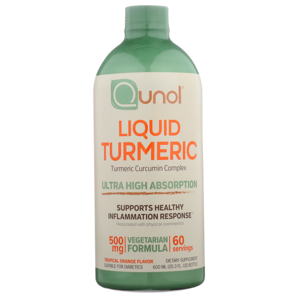 Qunol Tropical Orange Turmeric 500MG Liquid