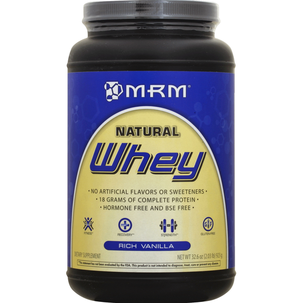 Mrm Vanilla All Natural Whey