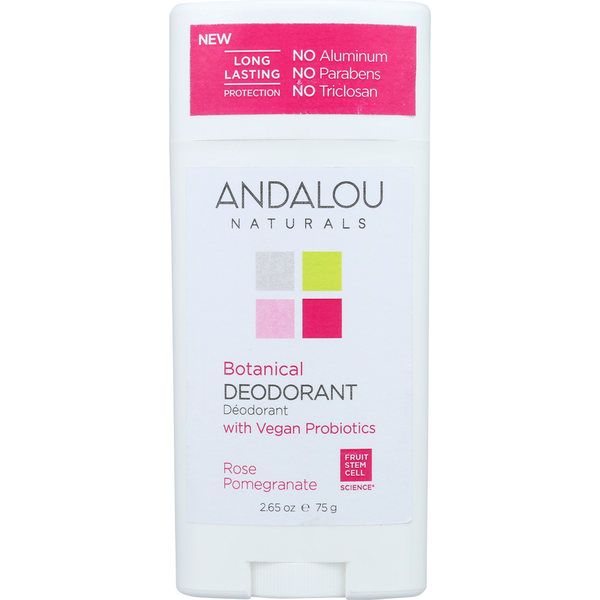 Andalou Naturals Rose Pomegranate Botanical Deodorant