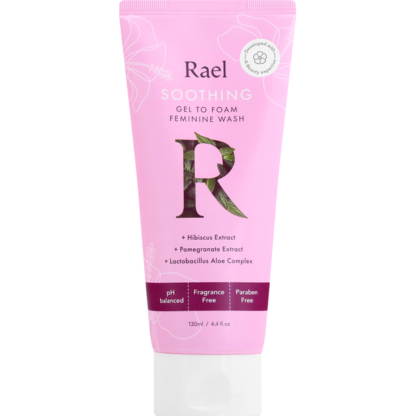 Rael Soothing Gel To Foam Feminine Wash
