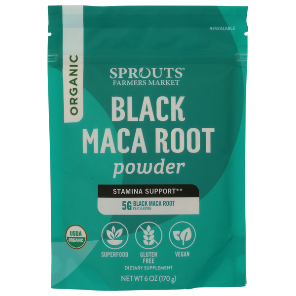 Sprouts Organic Black Maca Root Powder