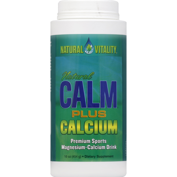 Natural Vitality Calm Original Magnesium Supplement Plus Calcium