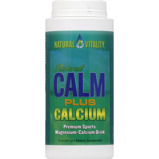 Natural Vitality Calm Original Magnesium Supplement Plus Calcium