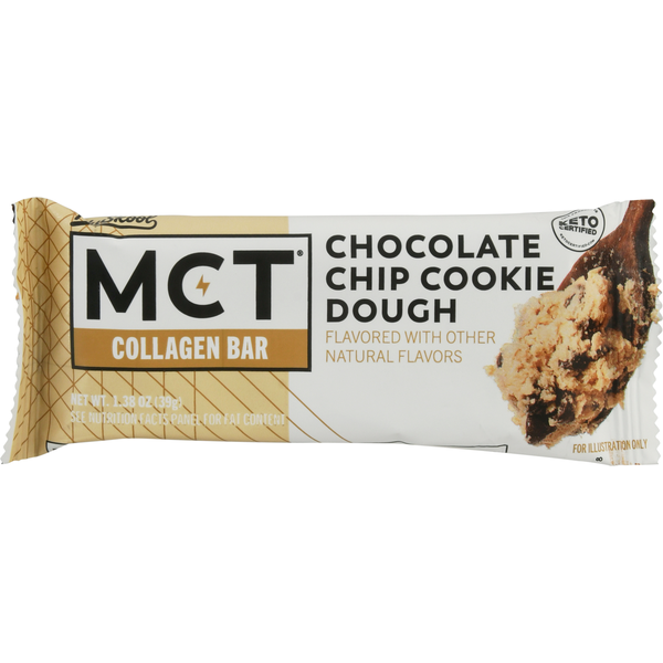 Nuskool Snacks MCT Chocolate Chip Cookie Dough Bar