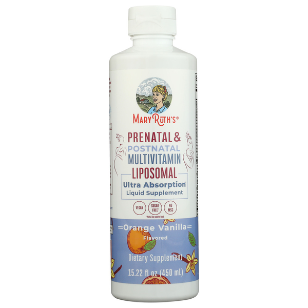 Mary Ruth's Orange Vanilla Prenatal & Postnatal Multivitamin With Liposomal