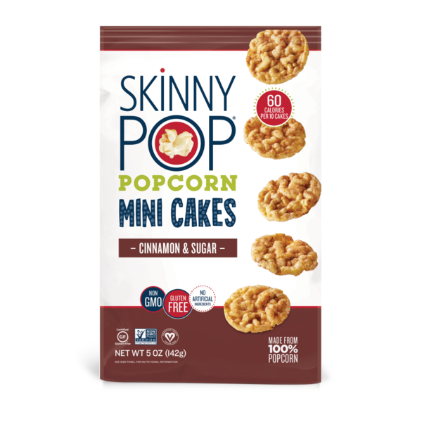 SkinnyPop Cinnamon & Sugar Mini Popcorn Cakes