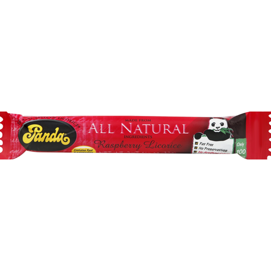 Panda All Natural Raspberry Licorice Bar