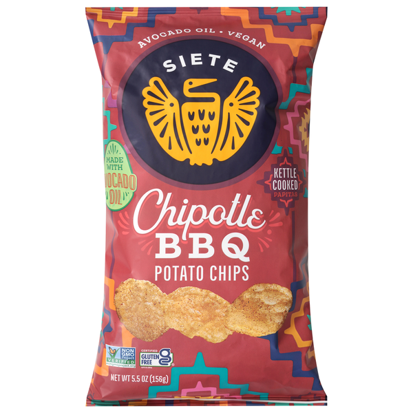 Siete Chipotle BBQ Kettle Cooked Potato Chips