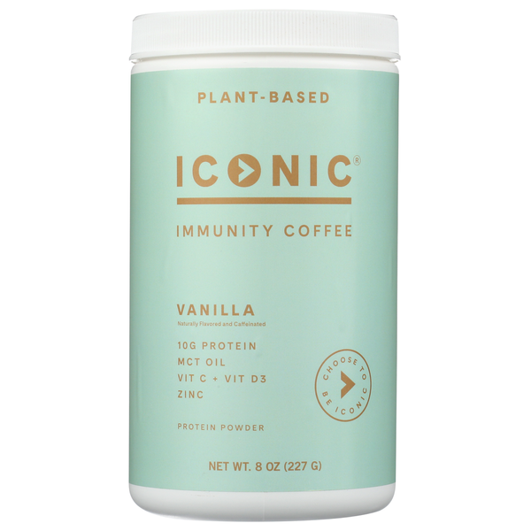 ICONIC Vanilla Immunity Coffee Protein Powder
