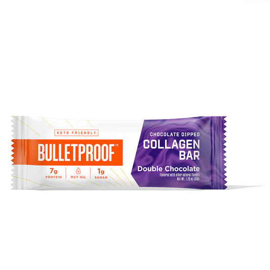 Bulletproof Double Chocolate Chocolate Dipped Collagen Bar