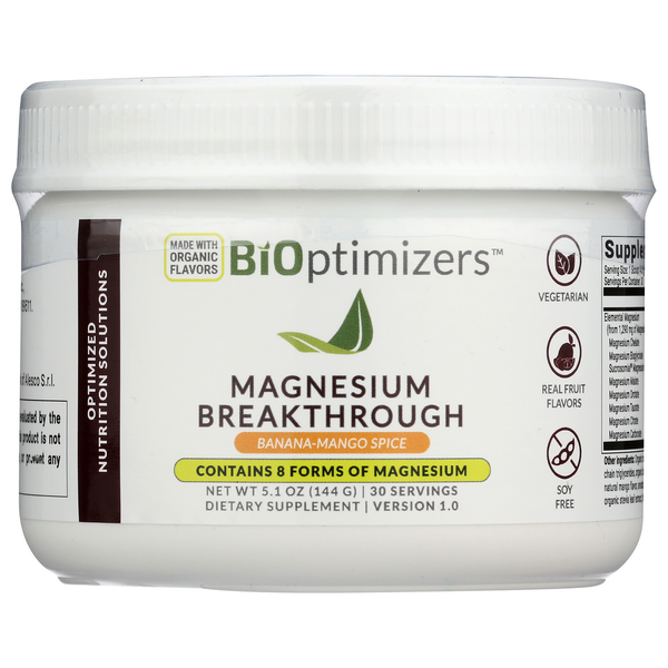 Bioptimizers Banana Mango Magnesium Breakthrough