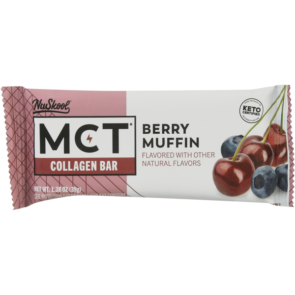 Nuskool Snacks MCT Berry Muffin Bar