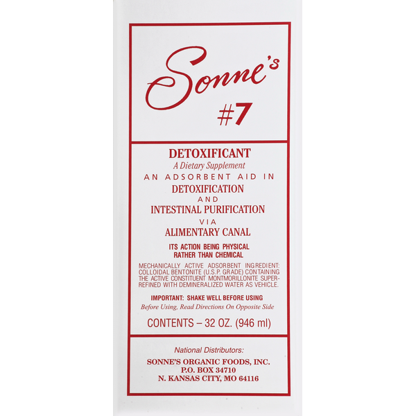 Sonne's 7 Detoxification Aid