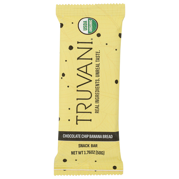 Truvani Organic Chocolate Chip Banana Bread The Only Bar