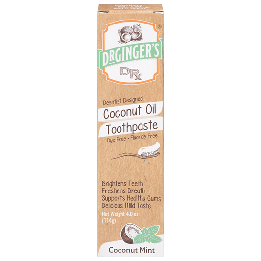 Dr Gingers Dr Ginger's Coconut Mint Coconut Oil Toothpaste