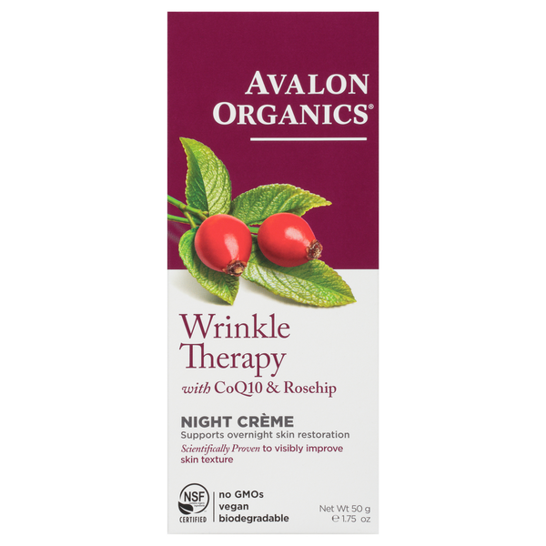 Avalon Organics Coq10 Wrinkle Therapy Night Creme