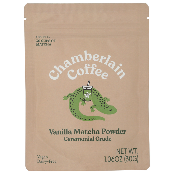 Chamberlain Coffee Vanilla Ceremonial Grade Matcha Powder