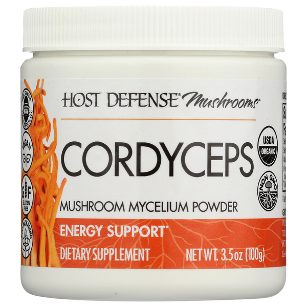 Host Defense Mushrooms Organic Cordyceps Mushroom Pycelium Powder