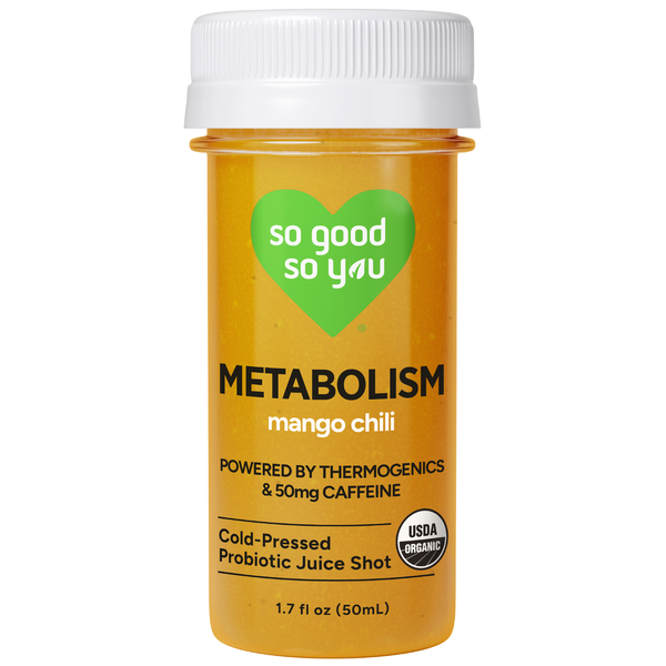 So Good So You Organic Mango Chili Metabolism Probiotic Shot