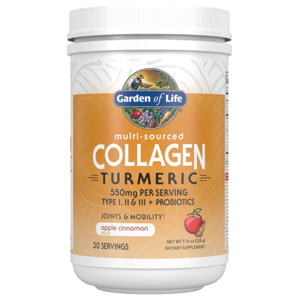 Garden of Life Multi- Sourced Apple CinnamonTurmeric Collagen
