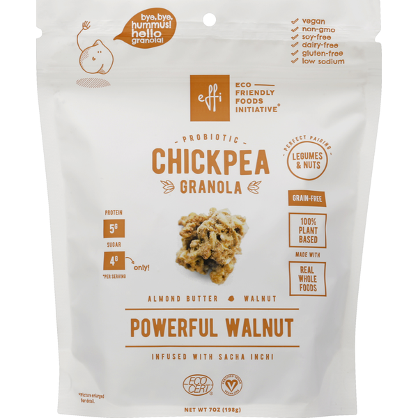 Unimaginable Foods Powerful Walnut Chickpea Granola Bites