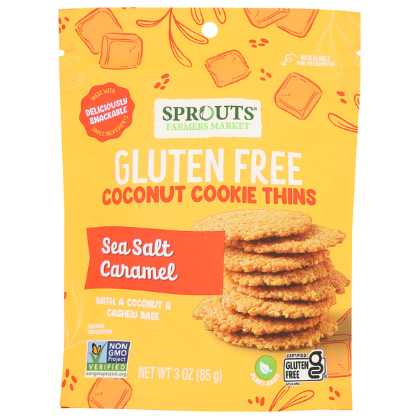 Sprouts Sea Salt Caramel Coconut Cookie Thins