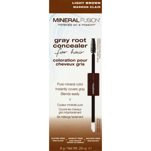 Mineral Fusion Light Brown Gray Root Concealer