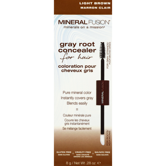 Mineral Fusion Light Brown Gray Root Concealer