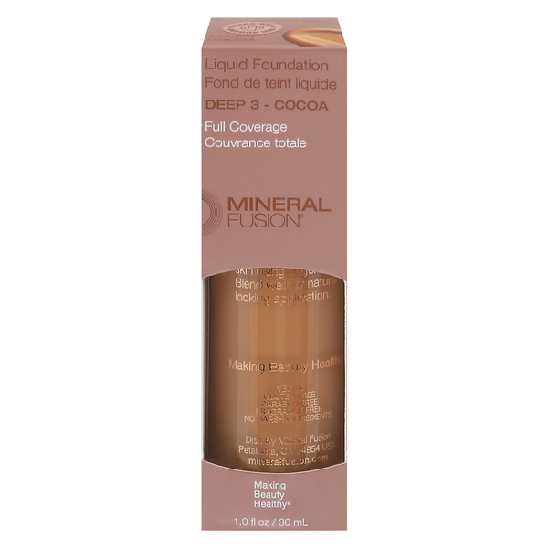 Mineral Fusion Deep 3 Cocoa Full Coverage Liquid Foundation