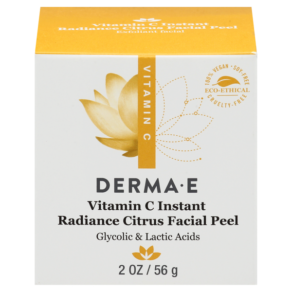 DERMA E Vitamin C Instant Radiance Citrus Facial Peel