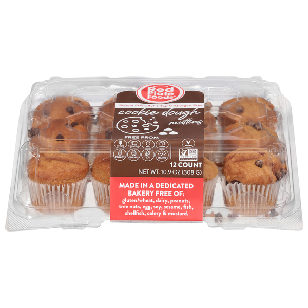 Red Plate Foods Mini Cookie Dough Muffins