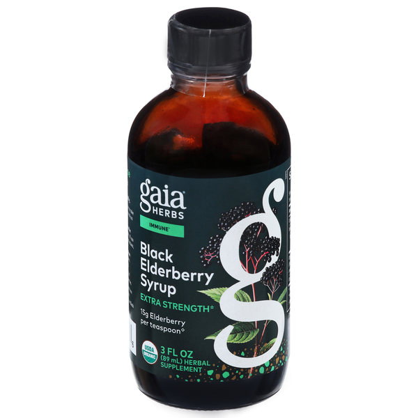 Gaia Herbs Black Elderberry Syrup