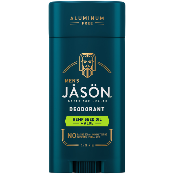 Jason Men's Hemp Seed Oil + Aloe Deodorant Stick