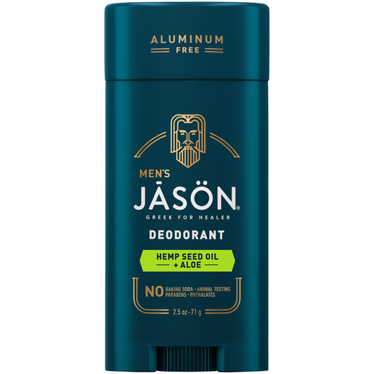 Jason Men's Hemp Seed Oil + Aloe Deodorant Stick