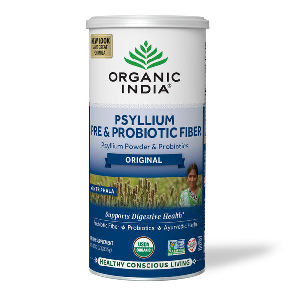 Organic India Psyllium Pre & Probiotic Fiber Original