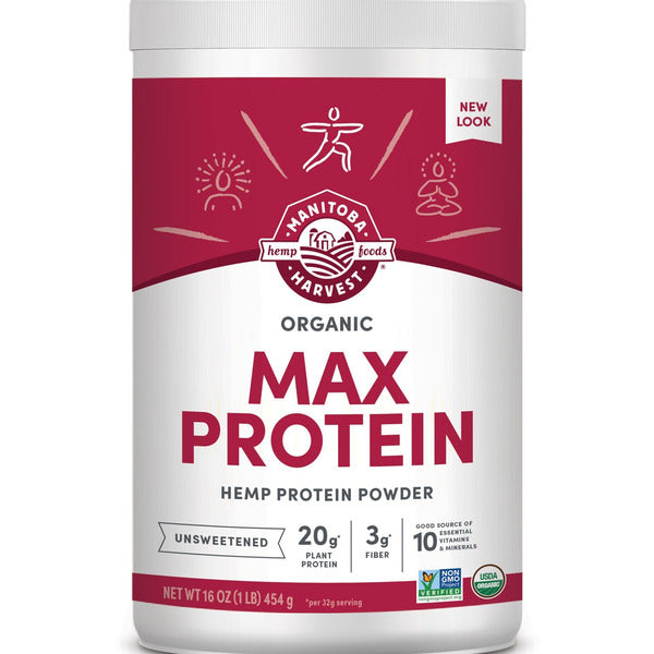 Manitoba Harvest Hemp Yeah! Max Protein Unsweetened Protein Powder