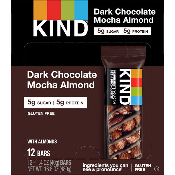 KIND Dark Chocolate Mocha Almond 12 Pack Case