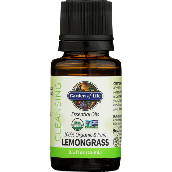 Garden Of Life Organic Lemongrass Essential Oil
