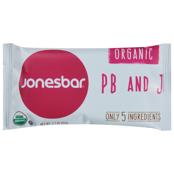 Jonesbar Organic PB And J Real Food Bar