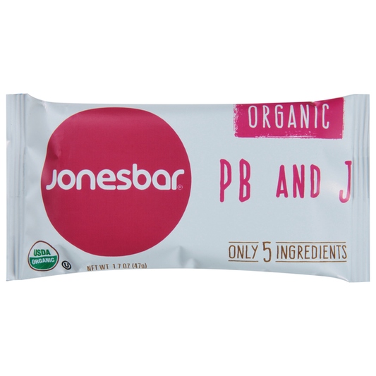 Jonesbar Organic PB And J Real Food Bar