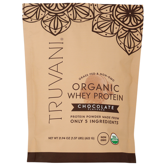 Truvani Organic Chocolate Whey Protein