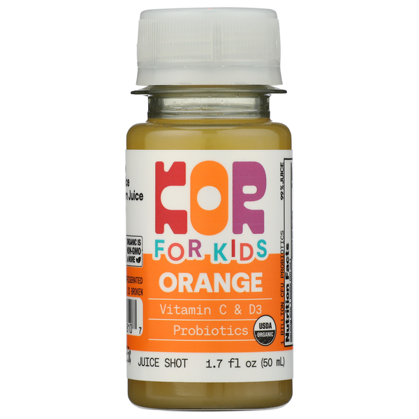Kor Shots Organic Kids Orange Juice Shot