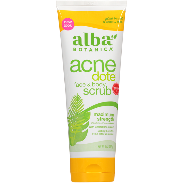 Alba Botanica Acne Dote Face & Body Scrub