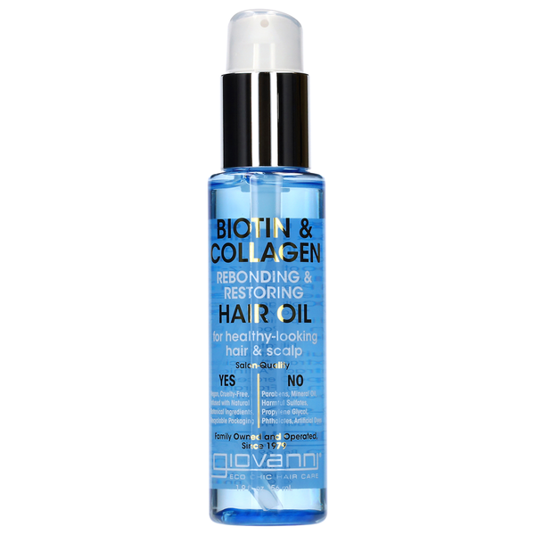Giovanni Biotin & Collagen Rebonding & Restoring Hair Oil