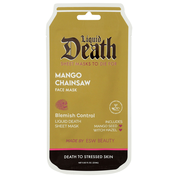 Esw Beauty Mango Chainsaw Blemish Control Sheet Mask